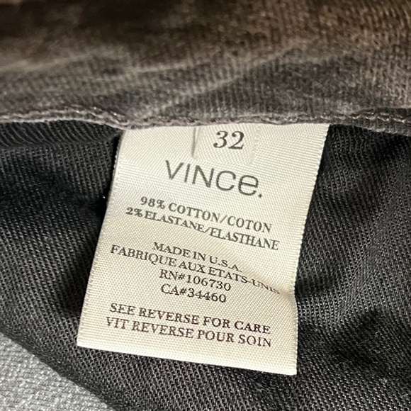 VINCE Luce Crop Skinny Charcoal Jeans (Size 32) - Picture 6 of 14